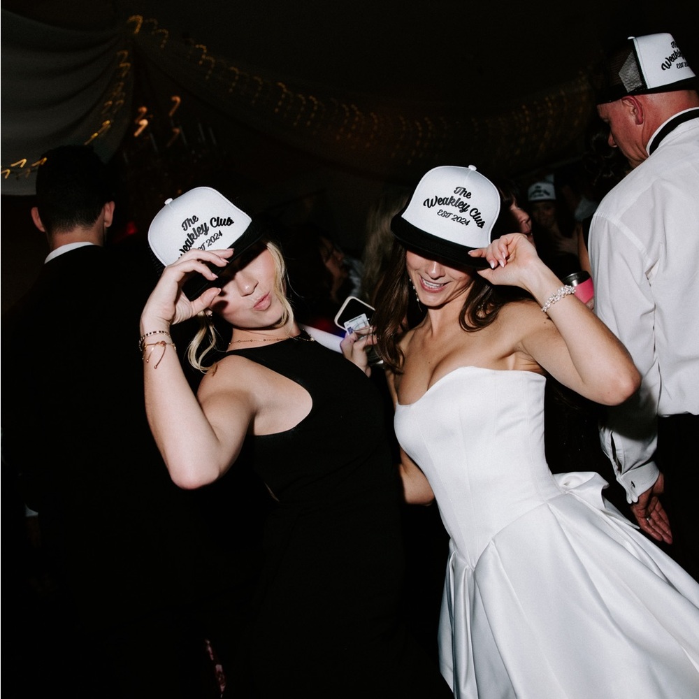Elegant White Strapless Dress - Picture 3 of 3